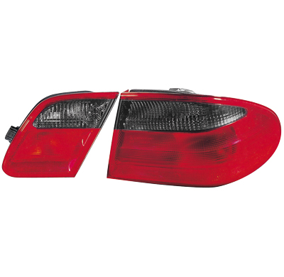 Pilotos Traseros Mercedes Benz W210 E Class 95-02_Rojo/Ahumado