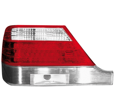 Pilotos Traseros Led Mercedes Benz W140 S Class 92-98_Rojo/Crystal