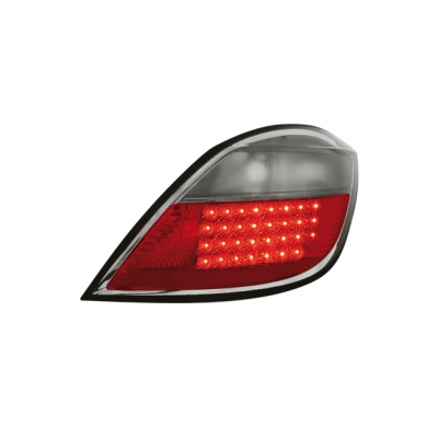Pilotos Led Opel Astra H 5t 04+ _ Rojo/Ahumado