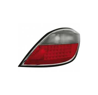 Pilotos Led Opel Astra H 5t 04+ _ Rojo/Ahumado