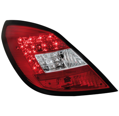 Pilotos Traseros Led Opel Corsa D 06-08 5d_Rojo/Clear