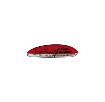 Pilotos Led Seat Leon 05-09 _Rojo/Crystal_Led Indicator