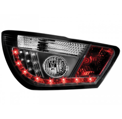 Pilotos Traseros Led Seat Ibiza 6j 04.08+ _ Negro