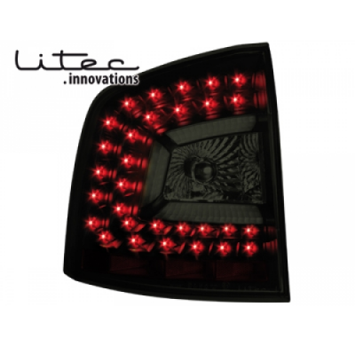 Litec Pilotos Traseros Led Skoda Octavia 1z 08+ _ Negro/Ahumado