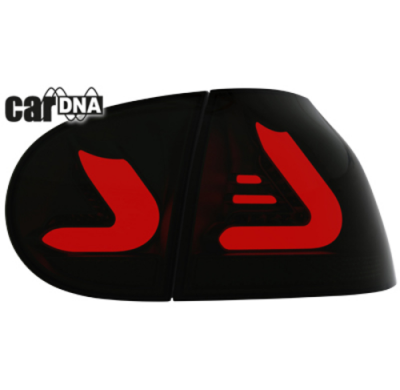 Pilotos Led Vw Golf V 03-09 Lightbar_Negro/Ahumado