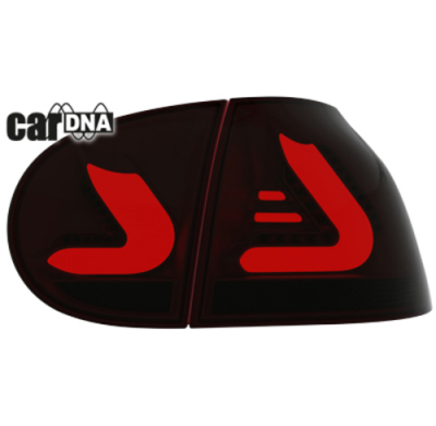 Pilotos Led Vw Golf V 03-09 Lightbar_Rojo/Ahumado