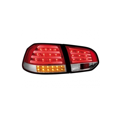 Pilotos Led Vw Golf Vi _ Intermitente De Led_ Rojo/Crystal