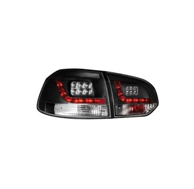 Pilotos Led Vw Golf Vi _Negro