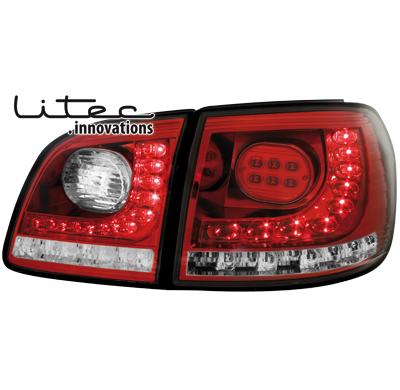 Pilotos Traseros Led Vw Golf V/Vi+ 05+ _ Rojo/Clear