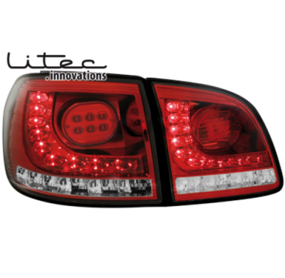Pilotos Traseros Led Vw Golf V/Vi+ 05+ _ Rojo/Clear