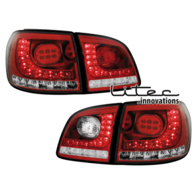 Pilotos Traseros Led Vw Golf V/Vi+ 05+ _ Rojo/Clear