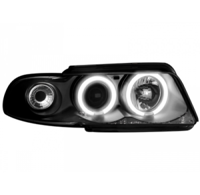 Faros Delanteros Audi A4 B5 95-98 _ 2 Ccfl Slr _ Negro