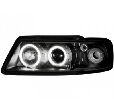 Faros Delanteros Audi A3 8l 09.96-08.00_2 Ccfl Slr _ Negro