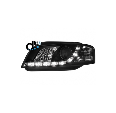Faros Luz Diurna Audi A3 8p Homologacion R87 _ Negro