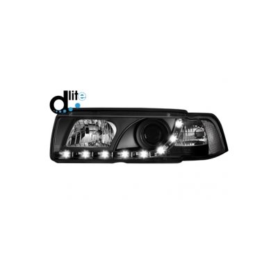 Faros Luz Diurna Bmw E36 Coupé 92-98_Homologacion R87_Black