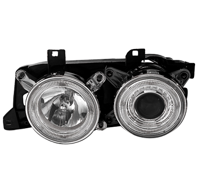 Faros Delanteros Bmw E30 09.87-10.90_2 Angel Eyes_Cromado