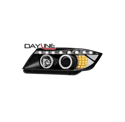 Faros Luz Diurna Bmw E90 05+_2 Slr_Drl-Optic_Led_Black