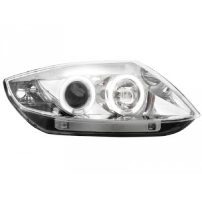 Faros Delanteros Bmw Z4 02-08 _ 2 Ccfl Slr _ Cromado