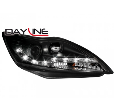 Faros Luz Diurna Ford Focus 08-11 _  _Cromado