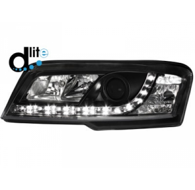 Faros Luz Diurna Homologacion R87 Fiat Stilo 01-08 _ Luz Diurna _ Negro