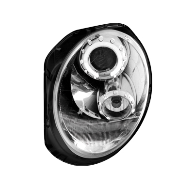 Faros Delanteros Mini One/Cooper/Cooper S 06-10_1 Halo Rim_Cromado