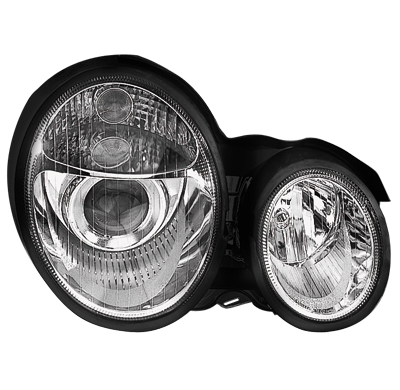 Faros Delanteros Mercedes Benz W210 E Class 95-98_Ahumado