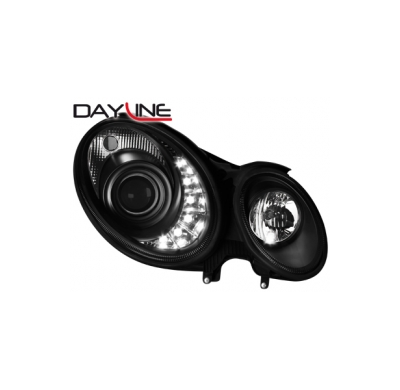 Faros Luz Diurna Mercedes B. W211 E-Klasse 06-08 Black