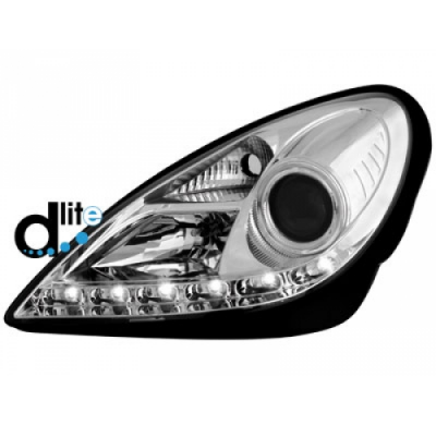 Faros Luz Diurna Homologacion R87 Mercedes Benz Slk R171 04-11