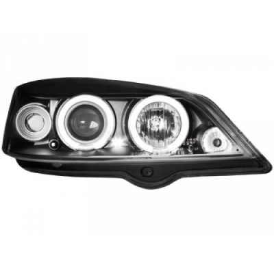 Faros Delanteros Opel Astra G 98-04 _ 2 Ccfl Slr _ Negro