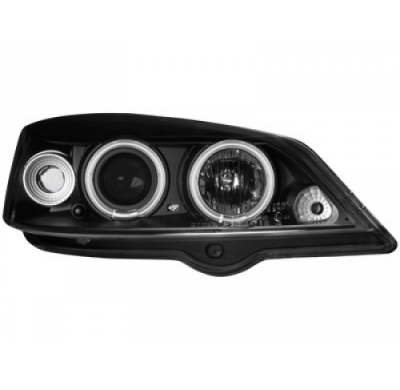 Faros Delanteros Opel Astra G 98-04 _ 2 Ccfl Slr _ Negro