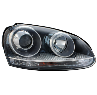 Faros Delanteros Vw Golf V 03-07_Gti Look_Negro