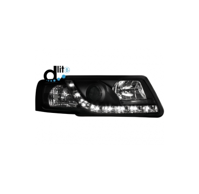 Faros Luz Diurna Vw Passat 3b  Homologacion R87 _ Negro