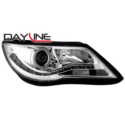 Faros Luz Diurna Vw Tiguan 07-11_Cromado