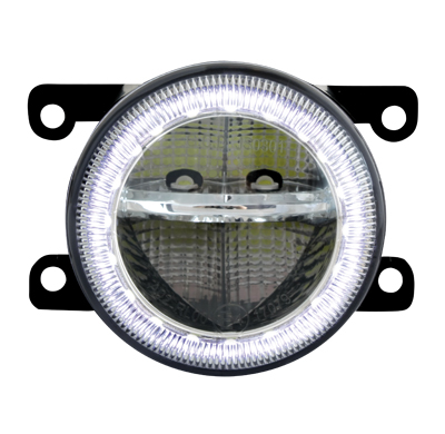 Antinieblas Con Luz Diurna Universal Cromado