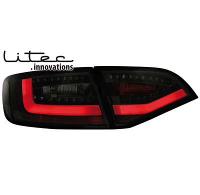 Litec Led Pilotos Traseros Audi A4 B8 (8k) Avant _ Negros/Ahumados Intermitente Dinamico