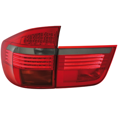 Pilotos Led Bmw X5 E70 06-10 Rojo/Ahumado
