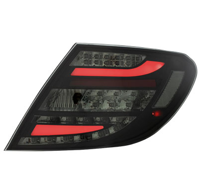 Pilotos Led Mercedes Benz C W204 Lim. 07-10 Negro/Ahumado