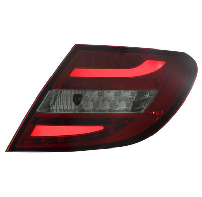 Pilotos Led Mercedes Benz C W204 Lim. 07-10 Rojo/Ahumado