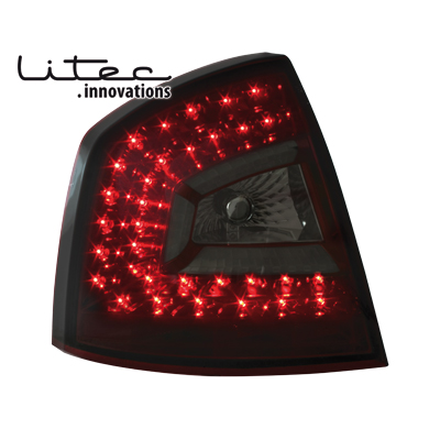 Pilotos Led Litec Skoda Octavia 1z Lim. 04-11 Rojo/Ahumado