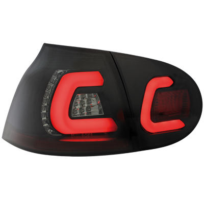 Pilotos Led Vw Golf V 03-09 Negro/Ahumado