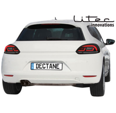 Pilotos Led Litec Vw Scirocco Iii 08+ Negro/Ahumado