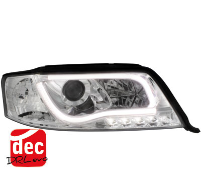 Faros Luz Diurna D-Lite Audi A6 4b 01-04 Cromado