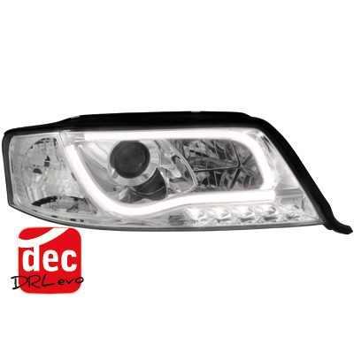 Faros Luz Diurna D-Lite Audi A6 4b 01-04 Cromado