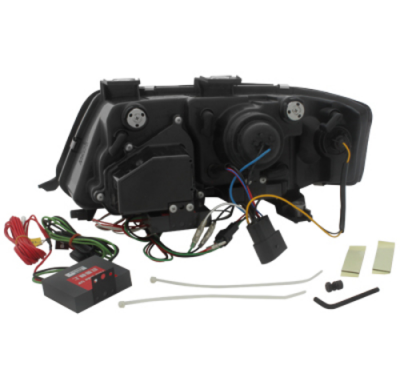 Faros Luz Diurna D-Lite Audi A6 4b 97-00 Negro