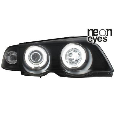 Angel Eyes Bmw E46 Lim. 98-01 2 Ccfl Negro