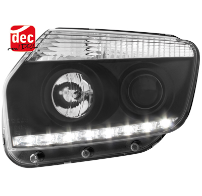Faros Luz Diurna Dacia Duster 09-14 Negro