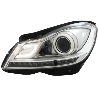 Faros Luz Diurna Mercedes Benz W204 C-Klasse 11+ _Cromados