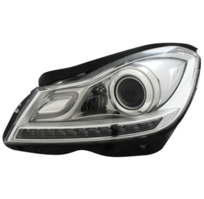 Faros Luz Diurna Mercedes Benz W204 C-Klasse 11+ _Cromados