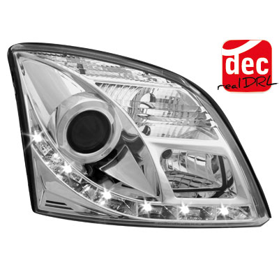 Faros Luz Diurna Opel Vectra C 02-08/05 Cromado
