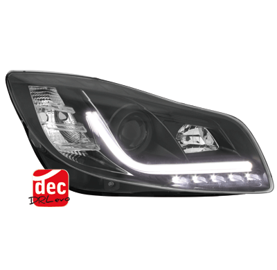 Faros Luz Diurna Opel Insignia 09 Negro